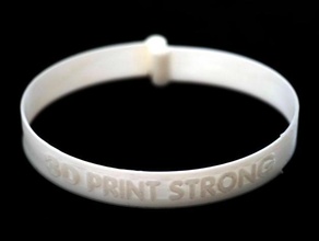 3d impresión fuerte cierre pulsera joyería corchete entrelazado 3d print model - Mito3D