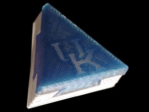 triangular dovetail joint microbox toys & games box puzzle interlocking 3d print model - Mito3D
