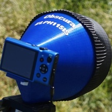 Câmera obscura cânone Powershot elph115is poupar partes digital furo alfinete 3d print model - Mito3D