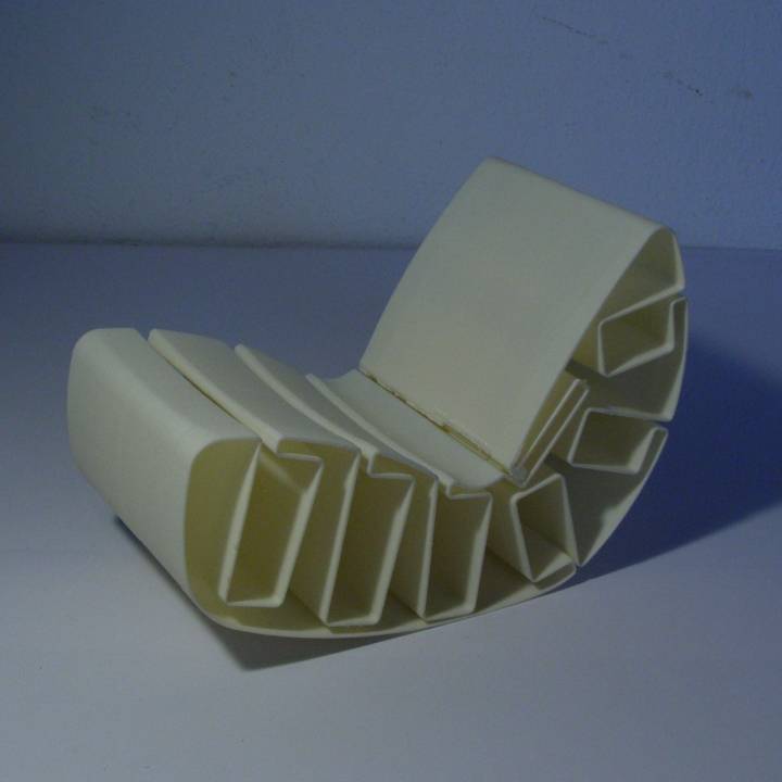 library rocking chair bench & garden 3D print model - Mito3D