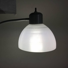 lampshade mainstays floor lamp & garden light abs transparent walmart translucent floorlamp readinglamp 3d print model - Mito3D