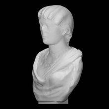 weiblich Büste Antonia geringer Scan 3d print model - Mito3D