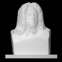 portrait wig scan man 3d print model - Mito3D