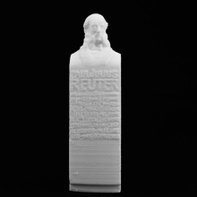 paul julius reuter royal exchange londres scan busto granito pauljuliusreuter michaelblack 3d print model - Mito3D