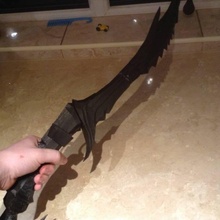 daedric dagger props & cosplay weapon skyrim daedricdagger 3d print model - Mito3D