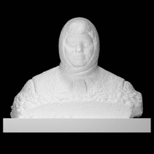 working woman's portrait scan woman 3d print model - Mito3D