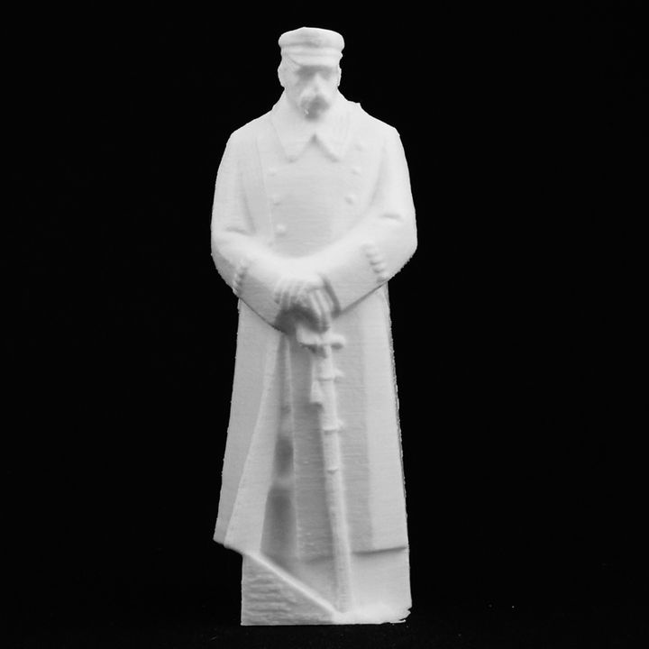 pilsudski lodz Polen scan statue bronze Denkmal josef polishman 3D print model - Mito3D