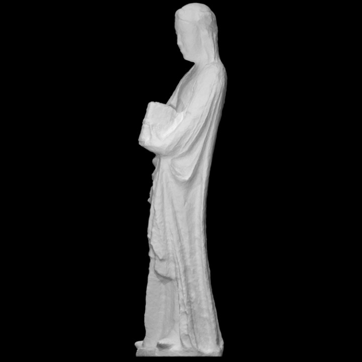 Annunciazione madre Dio scansione donna fullbody 3D print model - Mito3D