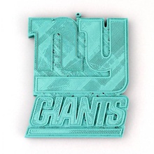 york giants logo sanat hayranı newyork devleri 3d print model - Mito3D