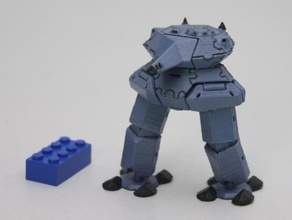 gerzer iii tankoped toys & games robot tank miniature mecha articulated mech 3d print model - Mito3D