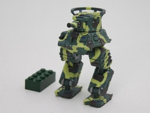 Kitengu tankoped juguetes juegos robot tanque miniatura mecha mech 3d print model - Mito3D