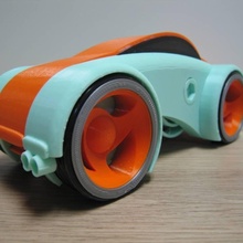 dual mode windup car windows toys & games 3d print model - Mito3D