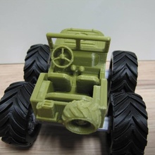 mini mostro Willy rotante ruote giocattoli Giochi 3d print model - Mito3D