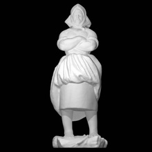 peasant woman scan fullbody 3d print model - Mito3D
