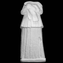 statuette girl dove scan sculpture marble 3d print model - Mito3D