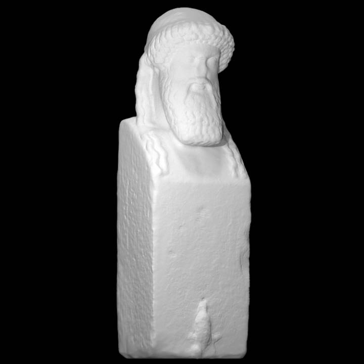 herm escanear escultura mármol mattei 3D print model - Mito3D