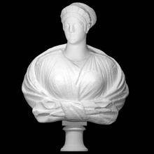 matidia scan bust sculpture marble 3d print model - Mito3D