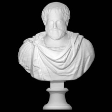 busto Aristóteles escanear escultura mármol filósofo 3d print model - Mito3D