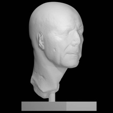 portrait priest isis scan bust head sculpture marble religious 3d print model - Mito3D