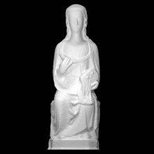 saint scan woman fullbody 3d print model - Mito3D