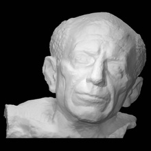 retrato pablo picasso Varredura homem 3d print model - Mito3D