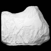 parthenon frieze south xxvi 65-66-67 scan block chariot charioteer slab horsemen 3d print model - Mito3D