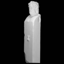 herm homme analyse grec sculpture marbre philosophe mathématicien thales 3d print model - Mito3D