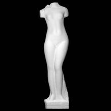 Jeune femme analyse sculpture marbre figuratif chiffre complet 3d print model - Mito3D