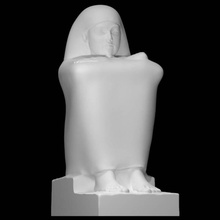 statue amenhotep scan sculpture granadiorite abydos 3d print model - Mito3D