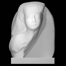 egyptian head scan bust man 3d print model - Mito3D