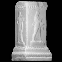 altar graces scan sculpture marble grace 3d print model - Mito3D