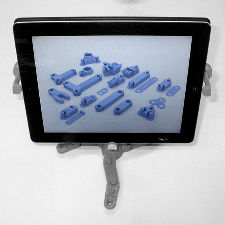 modular universal suporte tablet gadgets aparelhos eletrônicos apple ipad samsung dxchange 3D print model - Mito3D