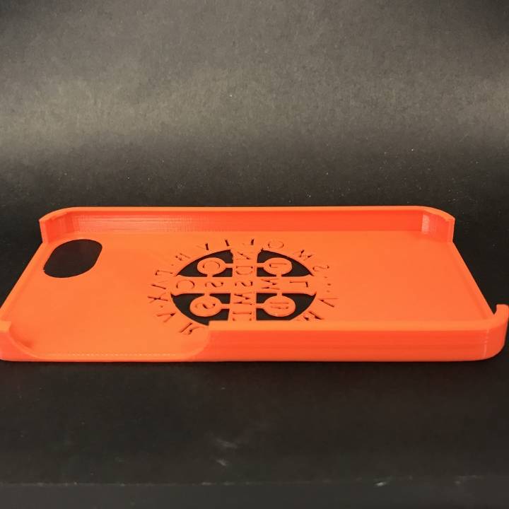 iphone 5 durum kılıf aziz benedict çapraz gadget'lar elektronik 3D print model - Mito3D