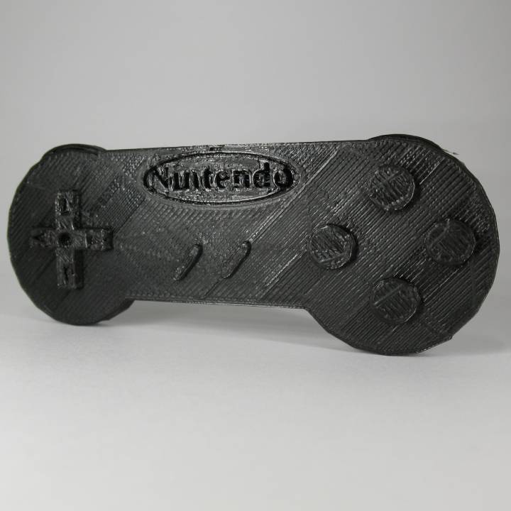 preciso snes controlador aparelhos eletrônicos 3D print model - Mito3D