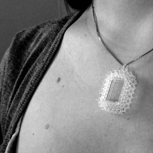 pingente esmeralda jóias moda colar joalheria joias finas 3d print model - Mito3D