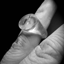 oval anel jóias geométrico 3d print model - Mito3D