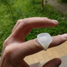 convexo cuadrado anillo joyería geométrico 3d print model - Mito3D