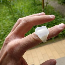 ondulado anillo joyería geométrico 3d print model - Mito3D