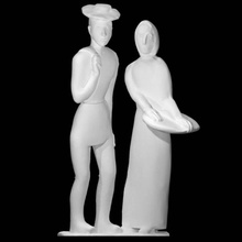 conversation scan man woman fullbody 3d print model - Mito3D