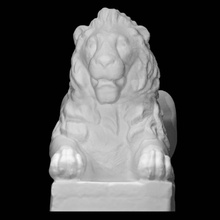 leão Varredura animal 3d print model - Mito3D