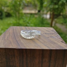 diamantes misturar anel jóias diamante joias finas 3d print model - Mito3D