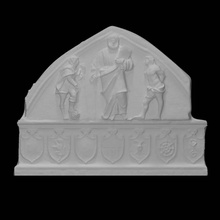 votive bas-relief procuratori citra scan relief bas 3d print model - Mito3D