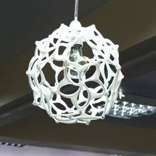 modular flower lamp shade & garden lighting 3d print model - Mito3D