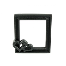 picture fame - hearts 1 & garden frame photo photoframe pictureframe 3d print model - Mito3D