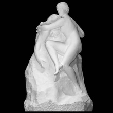 'the sculpture' scan female sculpture marble figurative adolfo-apolloni 3d print model - Mito3D
