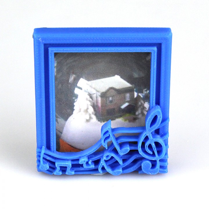 cadre photo musique 1 jardin photoframe image pictureframe 3D print model - Mito3D