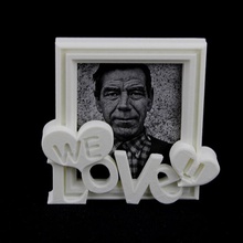 picture frame - love 1 & garden photoframe pictureframe 3d print model - Mito3D