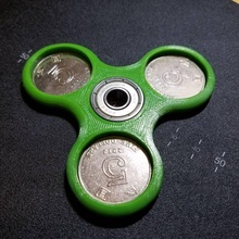 hong kong 5 dollar tri-spinner fidget toy toys & games fidgetspinner 608bearing 3d print model - Mito3D