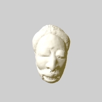male-head-1 3D print model - Mito3D