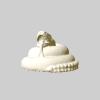 british-museum-stone-rattkesnake 3D print model - Mito3D